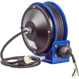 Compact Efficient Heavy Duty Power Cord Reel w/ No Accessory, 12 Ga.