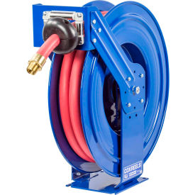 1"x 35' 300 PSI Spring Retractable Fuel Delivery Steel Hose Reel