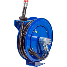 3/8"x30' 3000 PSI Dual Hydraulic Spring Retractable Steel Hose Reel