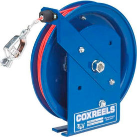 Spring Rewind Static Discharge Cable Reel, 75' Stainless Steel Cable