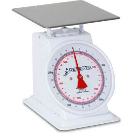 Top Load Scale 25kg x 100g/ 55lb x 4oz W/ 8" Fixed Dial, 9" x 9" SS Platform