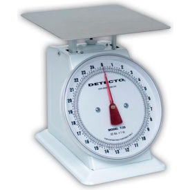 Top Load Scale 50lb x 1/2oz W/ Enamel Finish, 8" Fixed Dial, 9" x 9" SS Platform