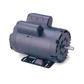 Leeson Single Phase General Purpose Motor 2HP, 1740RPM, 56H, DP, Manual, Rigid