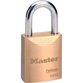 No. 6840D High Security Brass Solid Body Padlocks