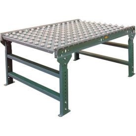30"W Ball Transfer Conveyor Table, 3'L, 355lb Capacity, 4" Ball Center