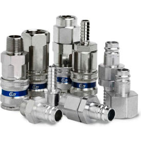 Euro High Flow Interchange Nipple 3/8" Body Size 3/8" Male NPT