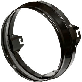 12" Dia. Single Outlet Duct Adaptor For HVF110 Heater, Black