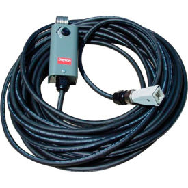 Heater Remote Thermostat W/ Cord, 50'L. Black