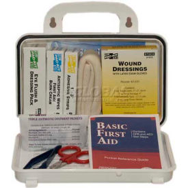 Weatherproof Plastic ANSI Plus #10 First Aid Kit