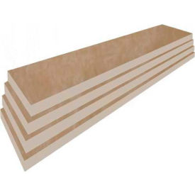 Slatwall Birch Shelves, 3/4"Hx8"Dx22-1/4"W, Finished on 2 Sides and 3 Edges