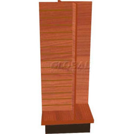 Slatwall 4-Way Display Fixture with Spinner Base and Casters