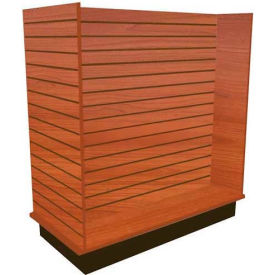 Slatwall H Display Fixture with Casters