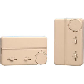 Fan Coil Thermostat With On-Off Switch, 3-Speed Control and Terminal Block