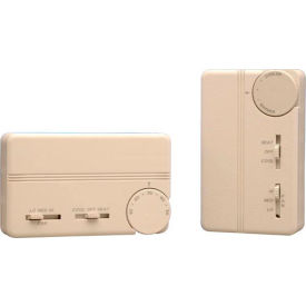 Fan Coil Thermostat With Cool-On-Off Switch, 3-Speed Control and Wire Leads