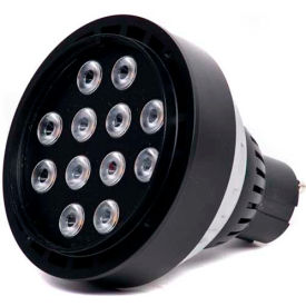 Moon Visions 14W 5K FL 12V Cool White Flood LED Uplight-Bronze Texture