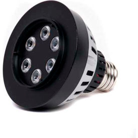 Moon Visions 7W 3.5K FL 120V Warm White Flood LED Uplight-Hartford Green Texture