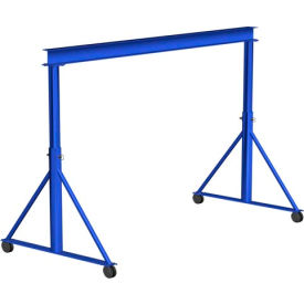 Adjustable Height Steel Gantry Crane, 15'W x 17'-20'H, 6000 Lb. Capacity