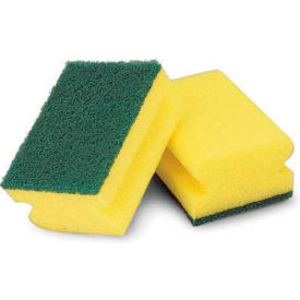Libman Commercial Heavy Duty Scrubber, Yellow/Green