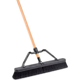 24" Smooth Surface Industrial Push Broom