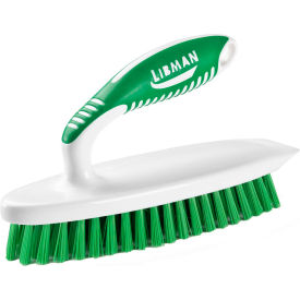 Libman Commercial Iron Handle Scrub Brush - White