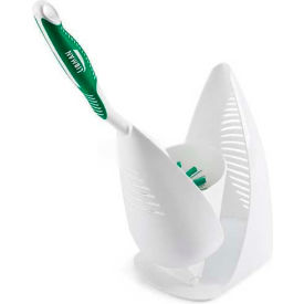 Large Angled Toilet Bowl Brush & Caddy