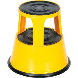 Rolling Step Stool - Yellow