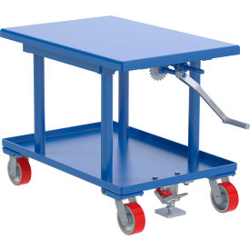 Hand Crank Operated Mechanical Post Table 24 x 36 High Profile