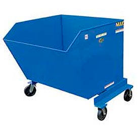 Steel Portable Tilt Refuse Hopper - 1/2 Cu. Yd. Capacity