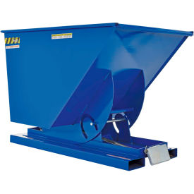 Steel Self-Dumping Forklift Hopper W/ Bump Release, 1 Cu. Yd., 2000 Lbs. Cap., Blue