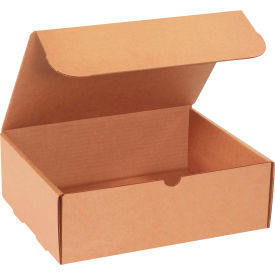 Corrugated Literature Mailers, 12-1/8"L x 9-1/4"W x 4"H, Kraft
