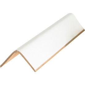 Light Duty Edge Protectors, 2"W x 2"D x 30"L, .12" Thick, White, 125/Pack