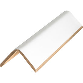 Heavy Duty Edge Protectors, 3"W x 3"D x 60"L, .225" Thick, White, 25/Pack