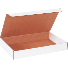 Corrugated Literature Mailers, 14-1/8"L x 8-3/4"W x 2"H, White