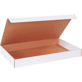 Corrugated Literature Mailers, 23"L x 13"W x 2-1/2"H, White