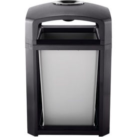 35 Gal. Classic Container W/ Dome Top And Ashtray - Sable