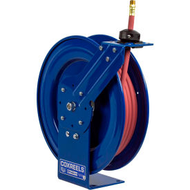 3/8"x50' 300 PSI Spring Retractable Low Pressure Steel Hose Reel