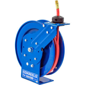 3/8"x35' 300 PSI Spring Retractable Low Pressure Steel Hose Reel