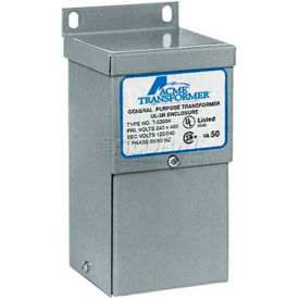 Single Phase Transformer, 60 Hz, 120/208/240/277 Primary Volts, 15.0 W