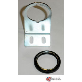 Mounting Bracket & Ring For Air Regulator, Steel/Plastic - Min Qty 10