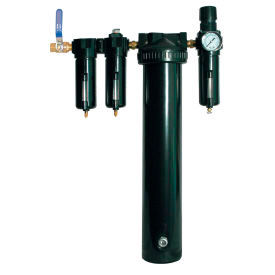 1 Gal. Desiccant Dryer, Zinc & Aluminum Bowl, 1/2" NPT, 250 PSI