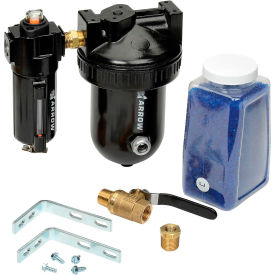 Economy StageAir 1 Qt. Desiccant Dryer, Zinc & Aluminum Bowl, 1/2" NPT, 200 PSI