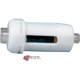 Mini In-Line Desiccant Dryer, Plastic Bowl, 1/4" NPT, 125 PSI