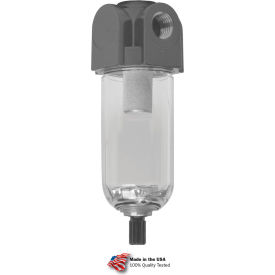 Mini Particulate Filter, Poly Bowl, 1/8" Npt, 150 Psi