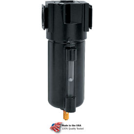 Standard Particulate Filter with Metal Bowl & Float Drain, 1/4" NPT, 175 PSI