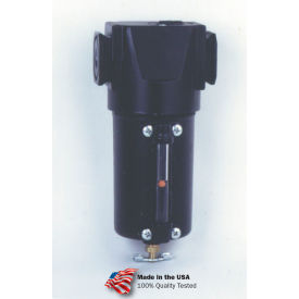 Arrow MidFlow Particulate Filter F374FW, Zinc Bowl & Float Drain, 1/2" NPT, 175 PSI