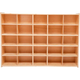 25 Tray Cubby Storage, Unassembled w/o Trays, 46-3/4"W x 12"D x 33-7/8"H
