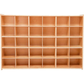 30 Tray Cubby Storage, Unassembled without Trays, 50-3/4"W x 12"D x 33-7/8"H