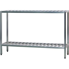 New Age Aluminum T-Bar 2 Shelf-Rack, 60"W x 20"D x 48"H