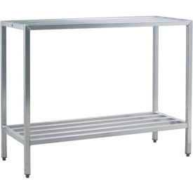 New Age Aluminum Heavy Duty 2-Shelf Rack, 72"W x 20"D x 48"H