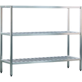 New Age Aluminum T-Bar 3-Shelf Rack, 48"W x 20"D x 60"H
